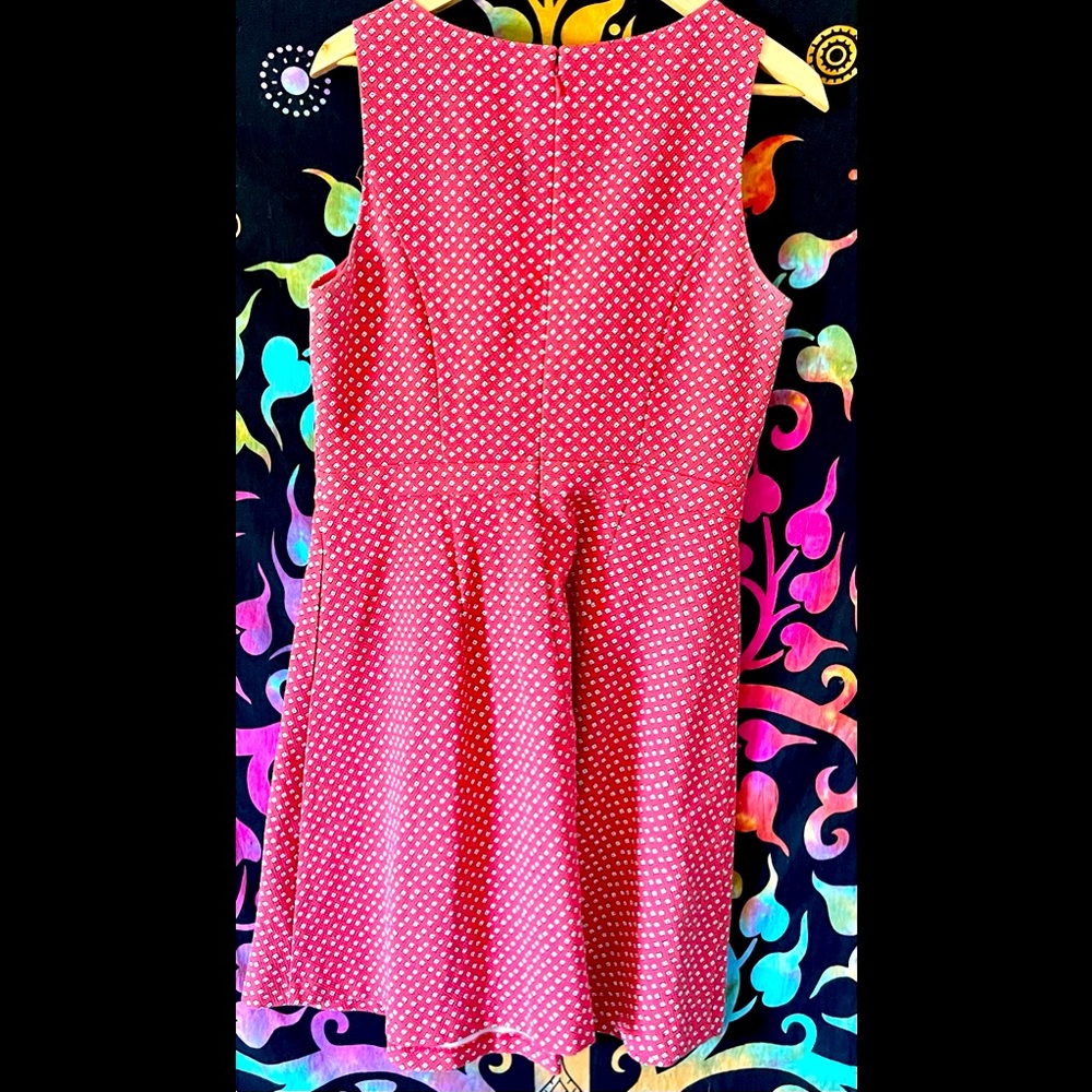 The Limited Size 10 Red Diamond Designed A-line Sleeveless Dress - Picture 2 of 2